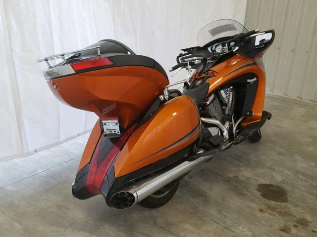 5VPSW36N7E3028249 - 2014 VICTORY MOTORCYCLES VISION TOU ORANGE photo 3