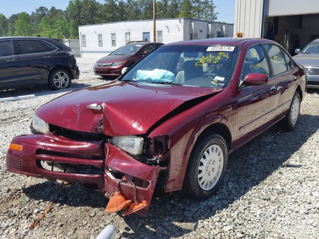 JN1CA21DXTT182657 - 1996 NISSAN MAXIMA GLE MAROON photo 2