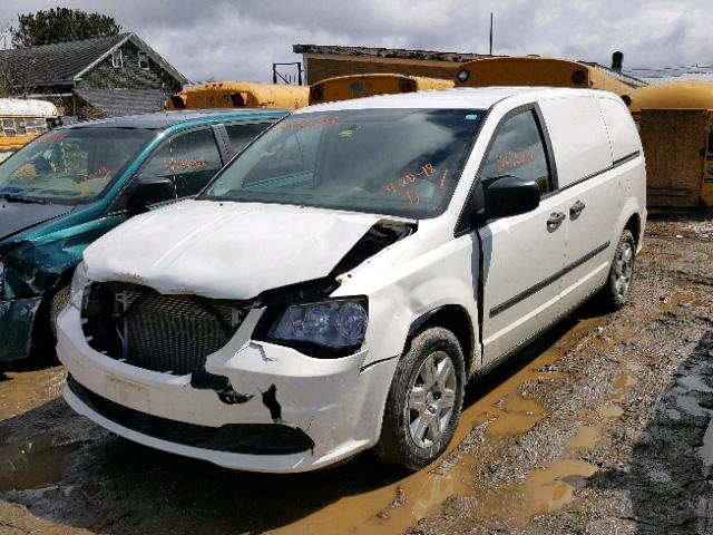 2C4RDGAG3CR265957 - 2012 DODGE RAM VAN WHITE photo 2