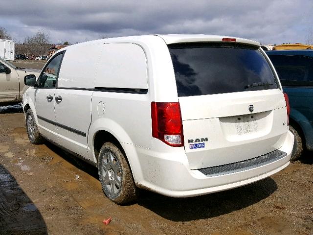 2C4RDGAG3CR265957 - 2012 DODGE RAM VAN WHITE photo 3