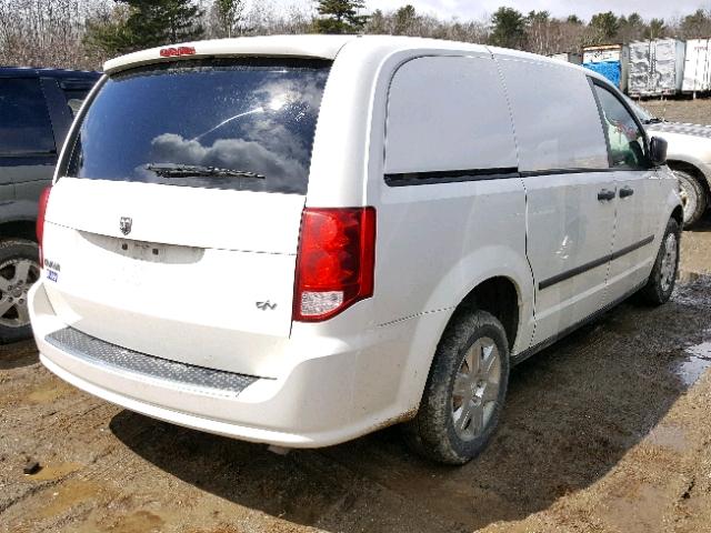 2C4RDGAG3CR265957 - 2012 DODGE RAM VAN WHITE photo 4