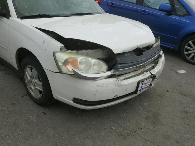 1G1ZT54885F286253 - 2005 CHEVROLET MALIBU LS თეთრი ფოტო 9