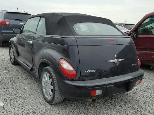 3C3JY55E27T605170 - 2007 CHRYSLER PT CRUISER BLACK photo 3