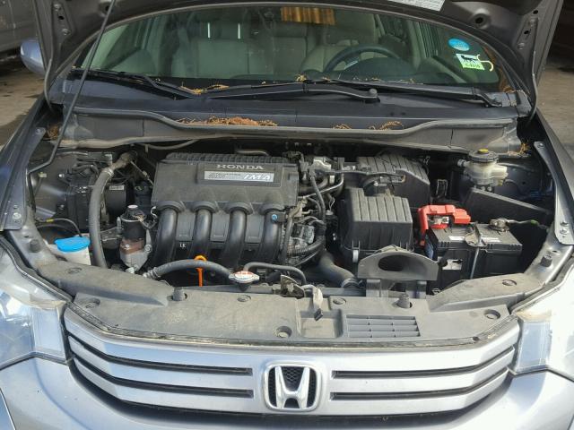 JHMZE2H73BS000683 - 2011 HONDA INSIGHT EX GRAY photo 7