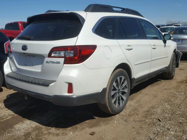 4S4BSBNC5F3312142 - 2015 SUBARU OUTBACK 2. WHITE photo 4