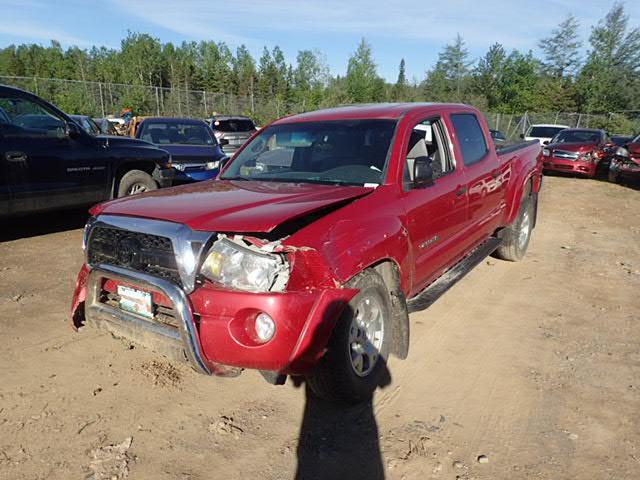 3TMMU4FNXBM030929 - 2011 TOYOTA TACOMA DOU RED photo 3