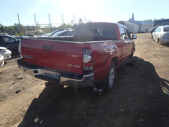 3TMMU4FNXBM030929 - 2011 TOYOTA TACOMA DOU RED photo 5