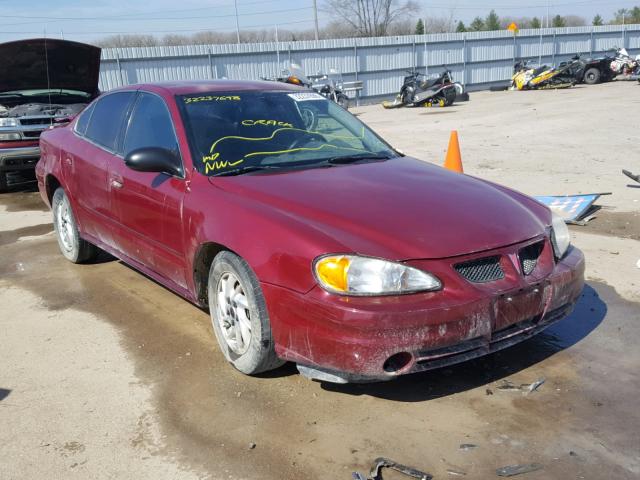 1G2NE52F14M595661 - 2004 PONTIAC GRAND AM S Tünd qırmızı foto 1