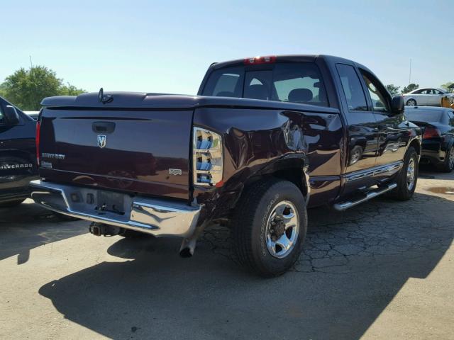 3D7KR28CX5G761510 - 2005 DODGE RAM 2500 S PURPLE photo 4
