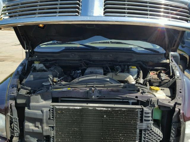 3D7KR28CX5G761510 - 2005 DODGE RAM 2500 S PURPLE photo 7