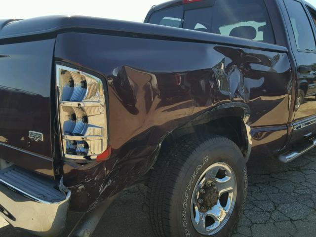 3D7KR28CX5G761510 - 2005 DODGE RAM 2500 S PURPLE photo 9