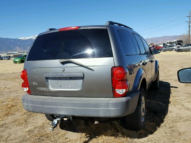 1D4HB38N45F599751 - 2005 DODGE DURANGO ST GRAY photo 4