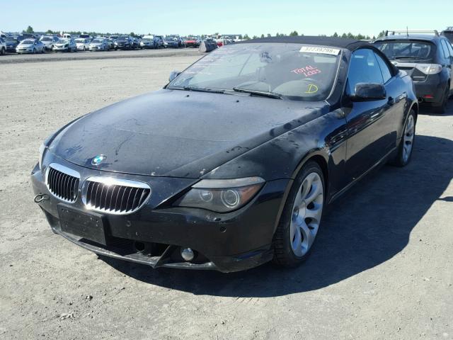 WBAEK13597CN82876 - 2007 BMW 650 I BLACK photo 2