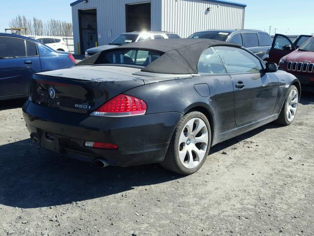 WBAEK13597CN82876 - 2007 BMW 650 I BLACK photo 4