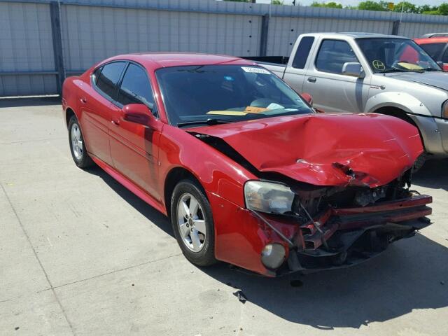 2G2WP552071203860 - 2007 PONTIAC GRAND PRIX RED photo 1