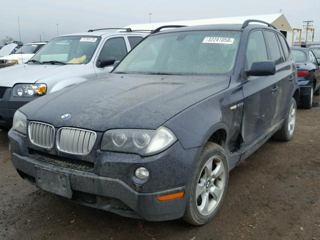 WBXPC93457WF14271 - 2007 BMW X3 3.0SI BLUE photo 2