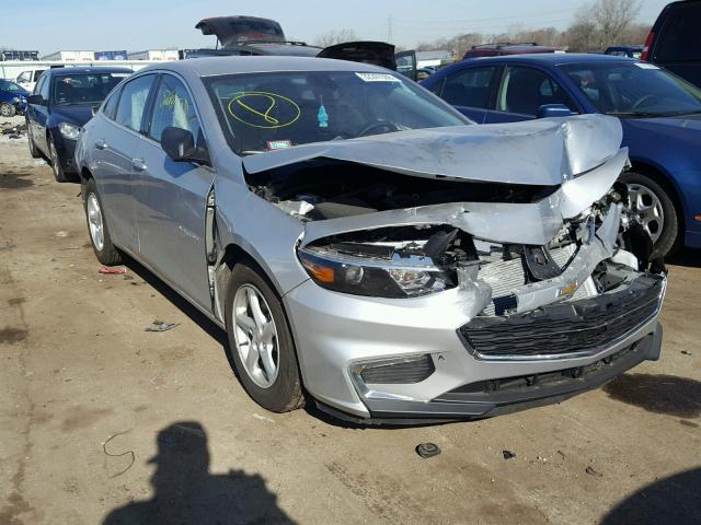 1G1ZB5ST8JF120755 - 2018 CHEVROLET MALIBU LS SILVER photo 1