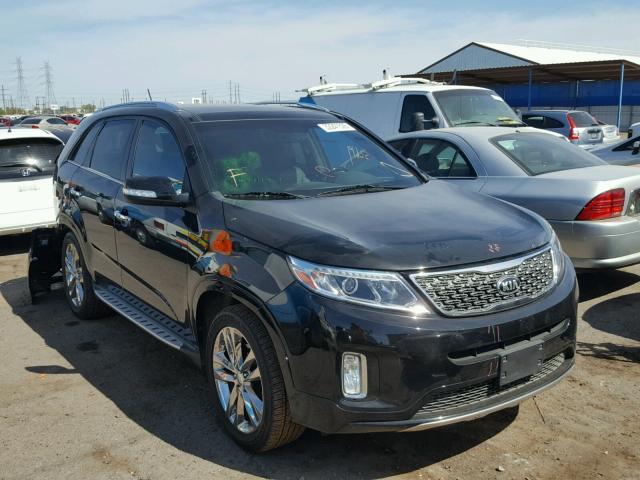 5XYKW4A72EG483082 - 2014 KIA SORENTO SX BLACK photo 1