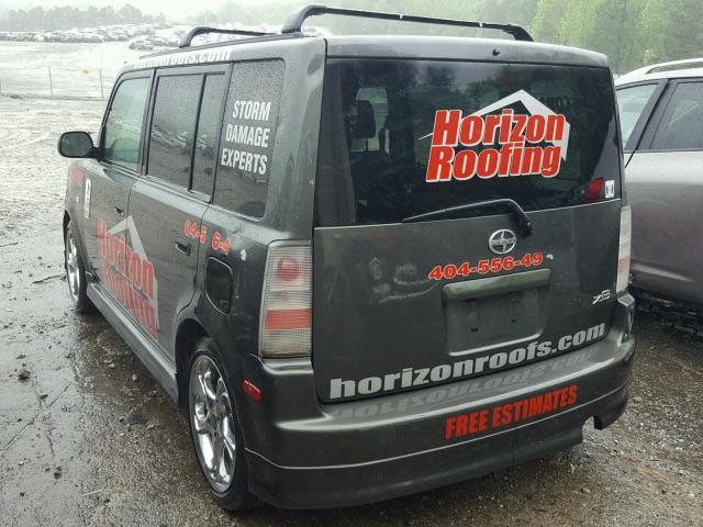 JTLKT324450205902 - 2005 TOYOTA SCION XB გრაფიტი ფოტო 3