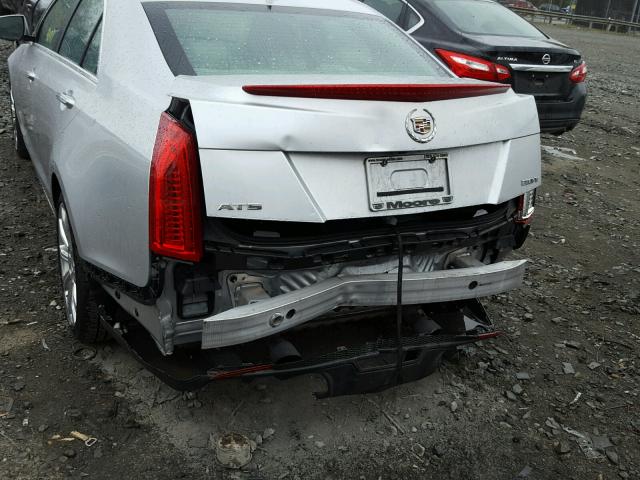 1G6AB5RX5E0144021 - 2014 CADILLAC ATS LUXURY SILVER photo 9