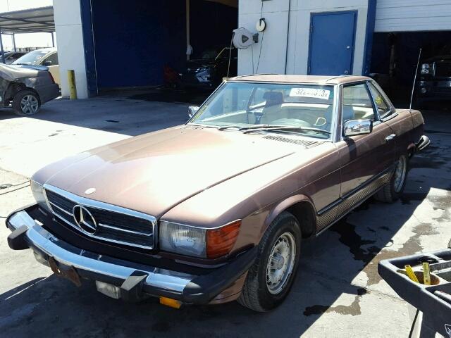 10704412059234 - 1980 MERCEDES-BENZ 450 SL BROWN photo 2