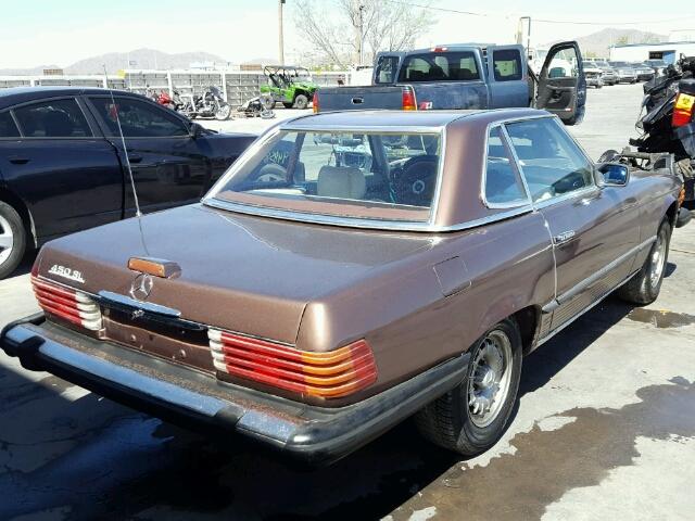 10704412059234 - 1980 MERCEDES-BENZ 450 SL BROWN photo 4