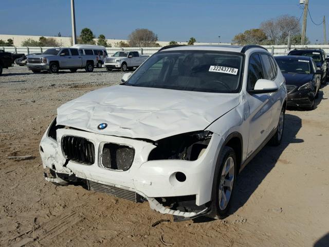 WBAVM1C55EVW51610 - 2014 BMW X1 SDRIVE2 WHITE photo 2