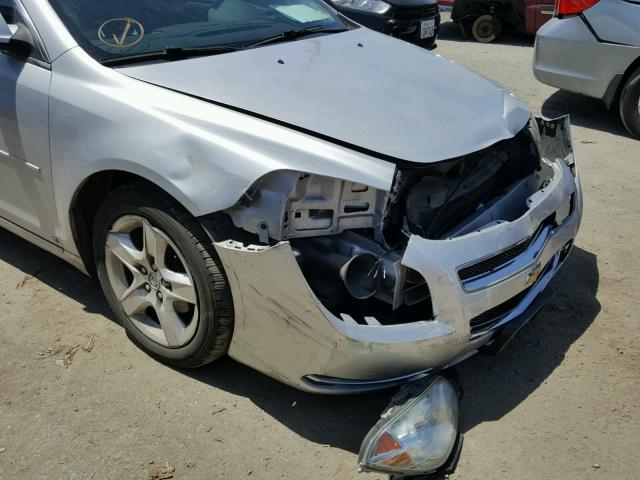1G1ZH57B19F246515 - 2009 CHEVROLET MALIBU 1LT 银色 照片 9