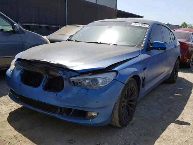 WBASN4C57AC209452 - 2010 BMW 550 GT BLUE photo 2