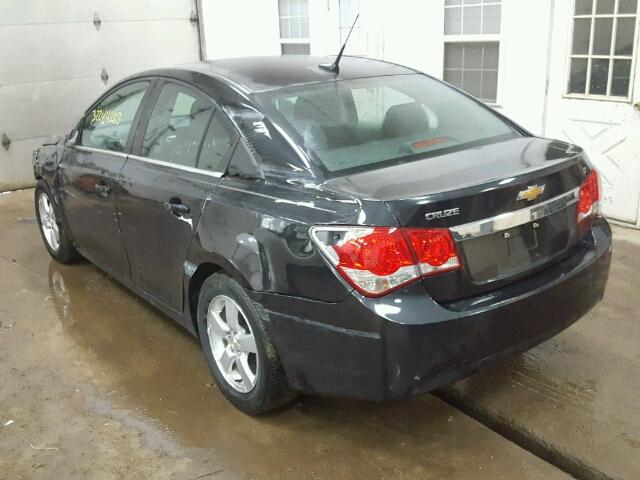 1G1PC5SB7E7154388 - 2014 CHEVROLET CRUZE LT BLACK photo 3