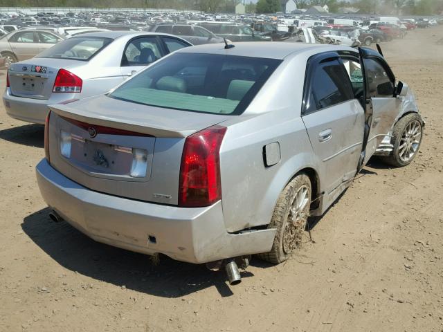 1G6DP577170109352 - 2007 CADILLAC CTS HI FEA SILVER photo 4