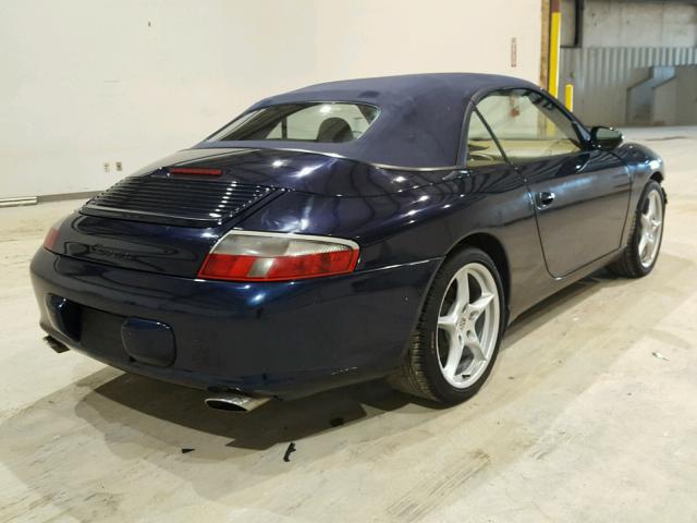 WP0CA29962S654032 - 2002 PORSCHE 911 CARRER BLUE photo 4