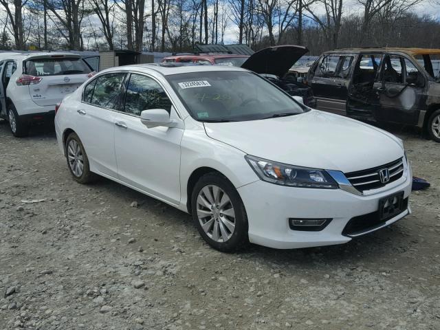 1HGCR3F82DA016994 - 2013 HONDA ACCORD EXL WHITE photo 1