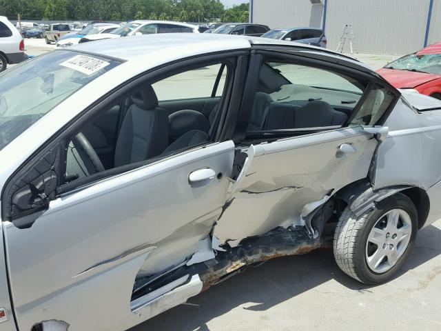 1G8AJ55FX7Z196833 - 2007 SATURN ION LEVEL ვერცხლისფერი ფოტო 10