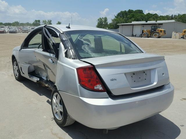 1G8AJ55FX7Z196833 - 2007 SATURN ION LEVEL ვერცხლისფერი ფოტო 3