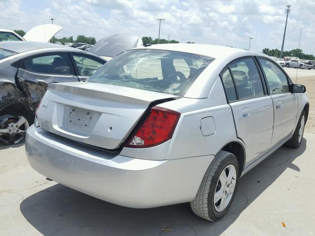 1G8AJ55FX7Z196833 - 2007 SATURN ION LEVEL ვერცხლისფერი ფოტო 4