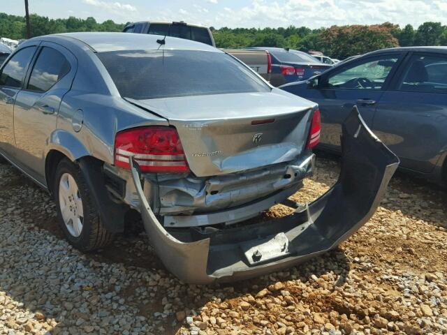 1B3LC46K88N184091 - 2008 DODGE AVENGER SE SILVER photo 9