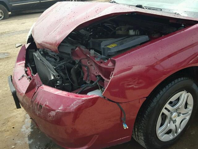 1G1ZS58F67F100868 - 2007 CHEVROLET MALIBU LS 红色 照片 9