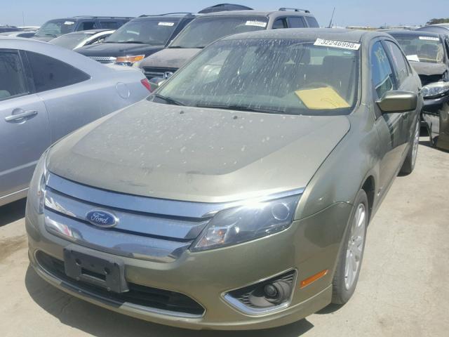 3FADP0L30CR248178 - 2012 FORD FUSION HYB GREEN photo 2