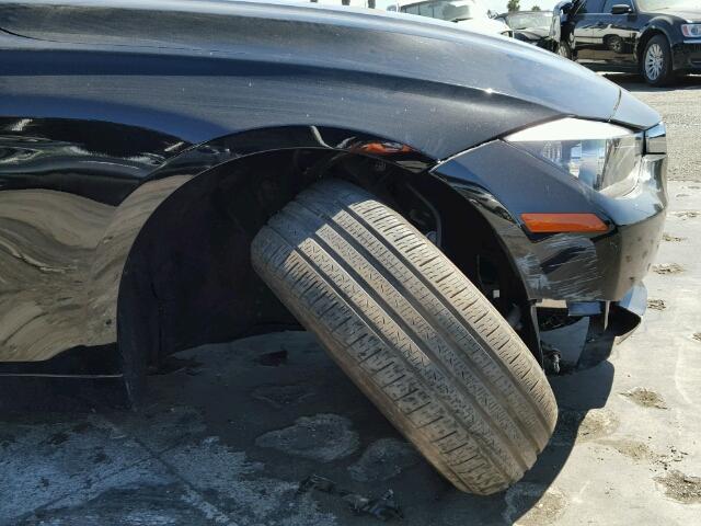 WBA3B1C54FK137618 - 2015 BMW 320I BLACK photo 9