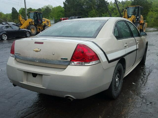 2G1WD5EM3A1241640 - 2010 CHEVROLET IMPALA POL GOLD photo 4