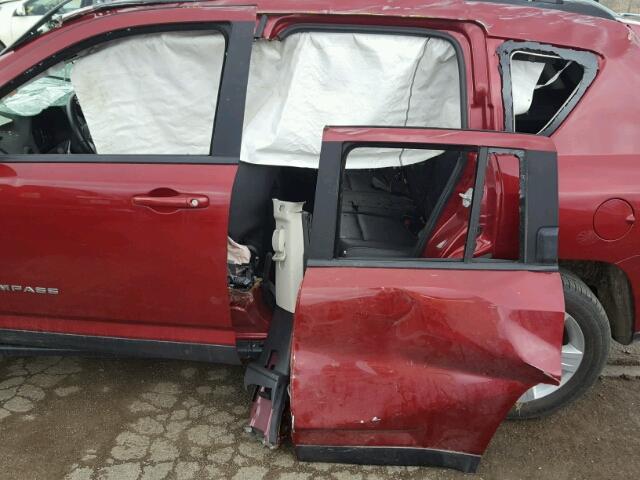 1C4NJDABXGD771112 - 2016 JEEP COMPASS SP RED photo 9