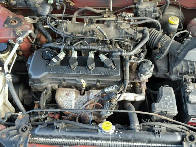 3N1CB51D7YL312212 - 2000 NISSAN SENTRA BAS BURGUNDY photo 7