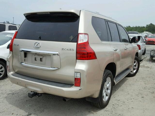 JTJBM7FXXA5008392 - 2010 LEXUS GX BASE GOLD photo 4