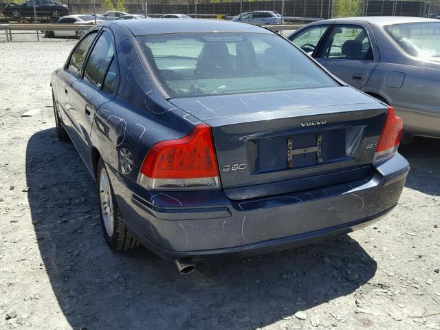 YV1RS592362553932 - 2006 VOLVO S60 2.5T GRAY photo 3