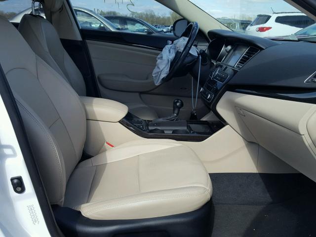 KNALN4D76F5172006 - 2015 KIA CADENZA PR WHITE photo 5