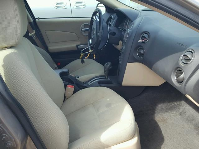2G2WP552971226358 - 2007 PONTIAC GRAND PRIX BEIGE photo 5