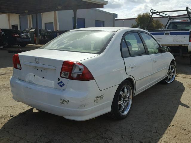 1HGEN26515L000408 - 2005 HONDA CIVIC GX WHITE photo 4