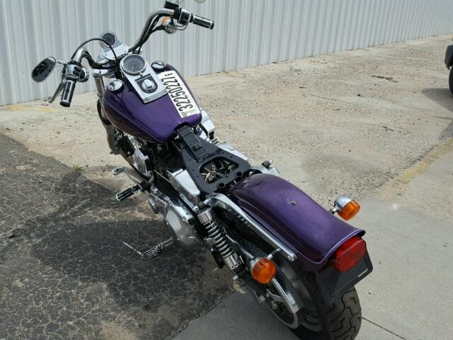 1HD1GEV121Y323305 - 2001 HARLEY-DAVIDSON FXDWG PURPLE photo 3