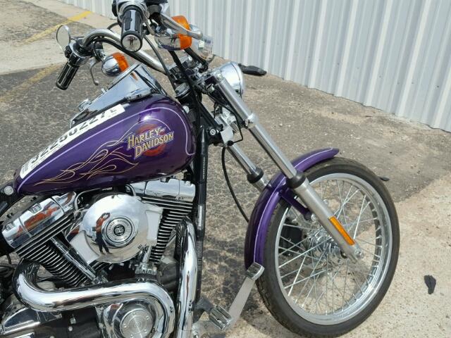 1HD1GEV121Y323305 - 2001 HARLEY-DAVIDSON FXDWG PURPLE photo 5